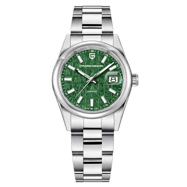 Чоловічий годинник Pagani Design PD-1794M Silver-Green фото 1